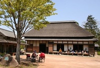 難波田城の古民家ゾーン